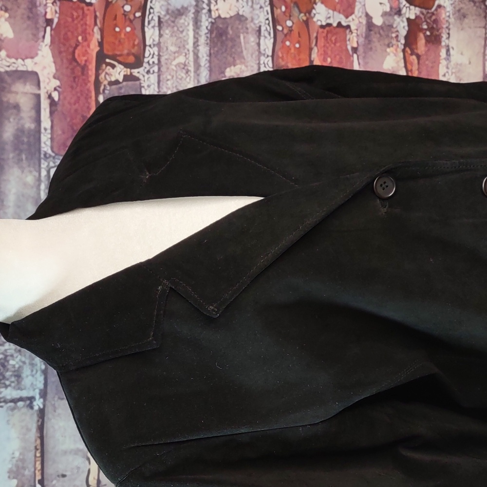 Margaret Godfrey 3/4 Length Suede Jacket - Picture 6 of 9